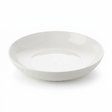 White Ceramic Round Serving Platter with Embossed Detail – 14 Inch

