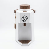Mahra Vacuum Flask Tea Dispenser – 1.9 L, White With Dark Wood