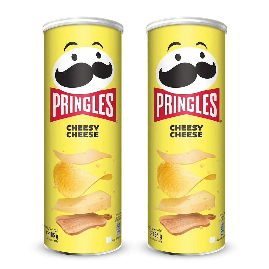 Pringles Cheesy Cheese Flavour - Potato Chips - 165gm
