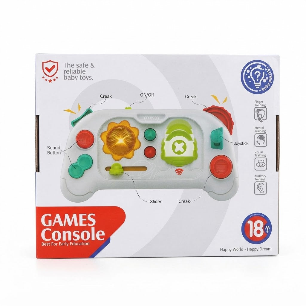 Huanger Baby Games Console – Early Education Sensory Toy for Toddlers 18M+