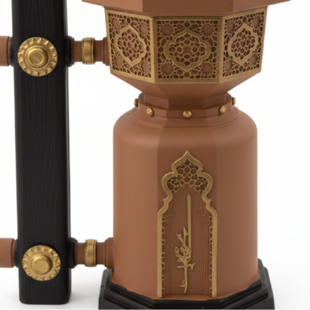 Chalk Incense Burner Brown - 15×9cm
