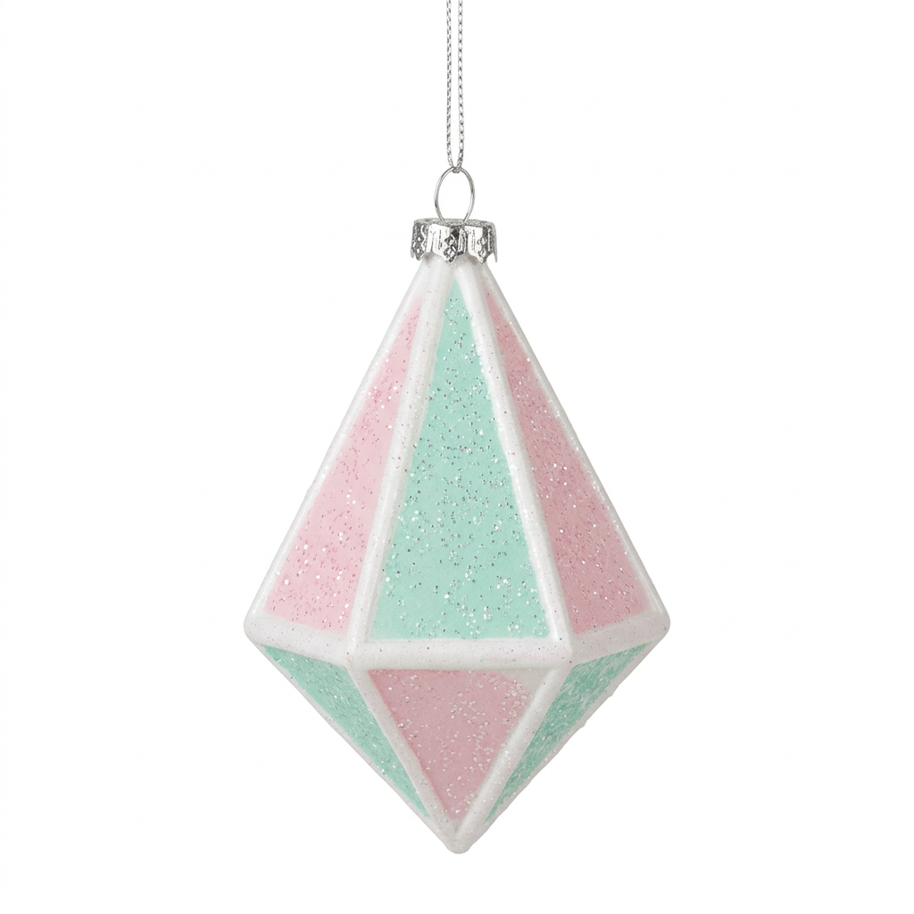 Plastic Christmas Hanging Decoration -  10cm