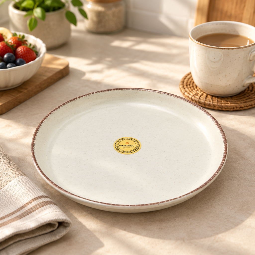 Dinewell Melamine Side Plate - 7.5 Inch