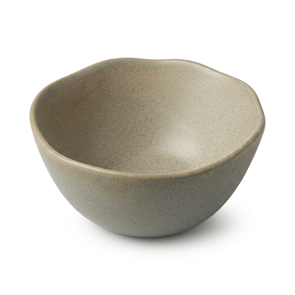 Ceramic Bowl with Wavy Rim – 23cm