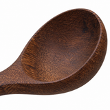 Wooden Soup Ladle Dark Brown - 28cm