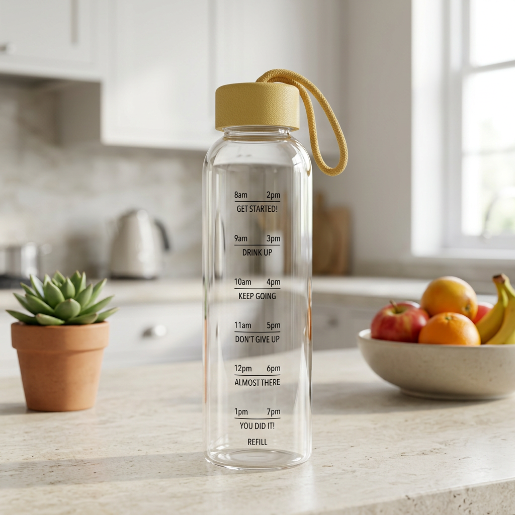 Ross Glass Water Bottle - 500ml