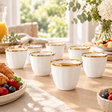 Verucci 12 Piece Ceramic Cawa Cup Set - 100ml