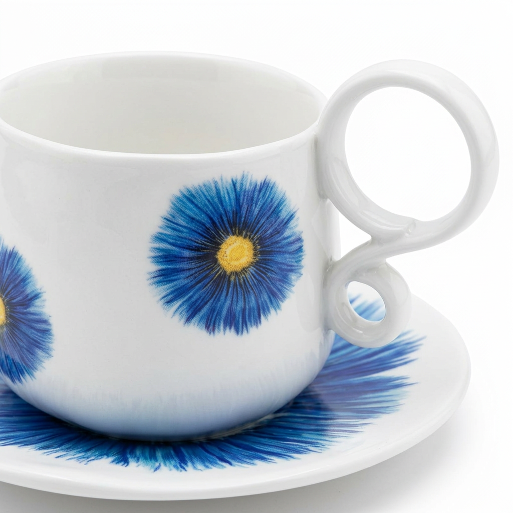 Ceramic Cup and Saucer Set - 300ml