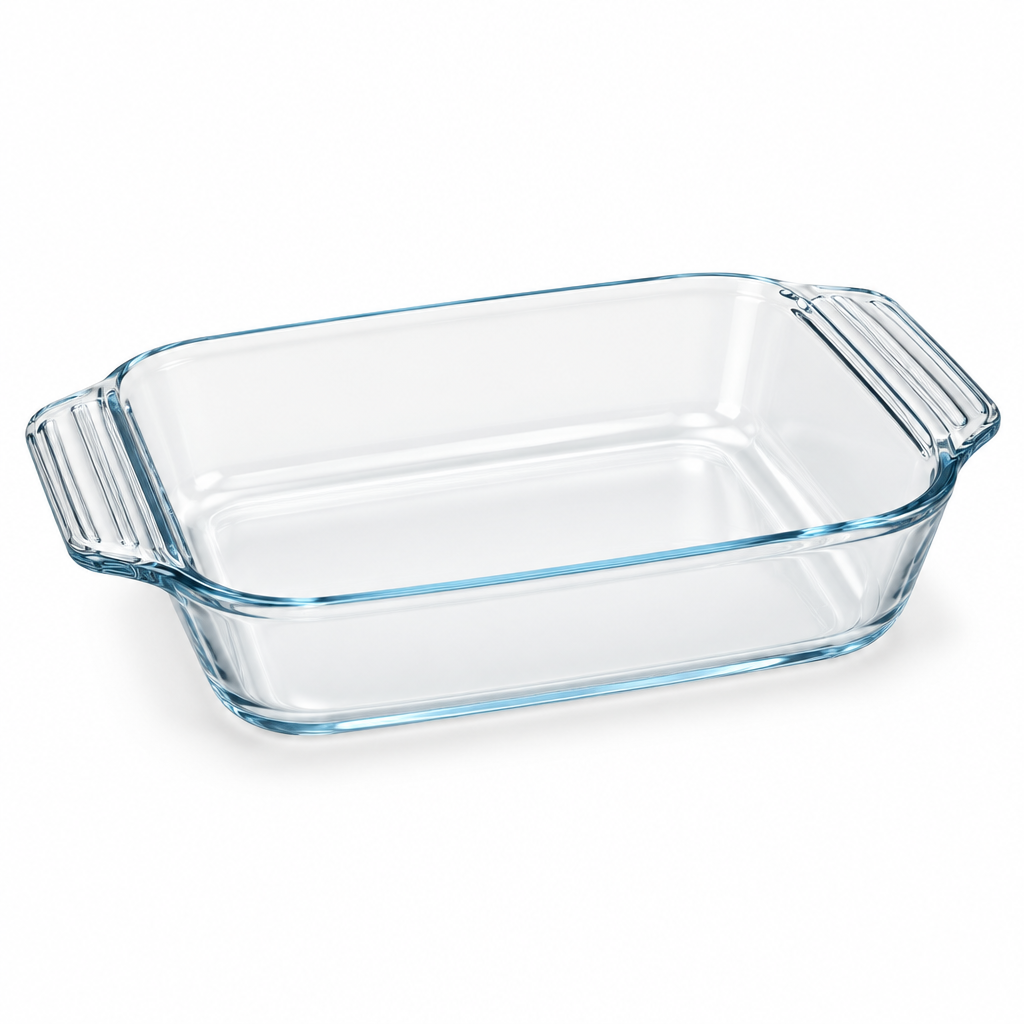 Pyrex Rectangular Glass Roaster with Handles – 31×20cm