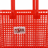 Azco Plastic Shopping Basket with Handles Red –  33×17cm
