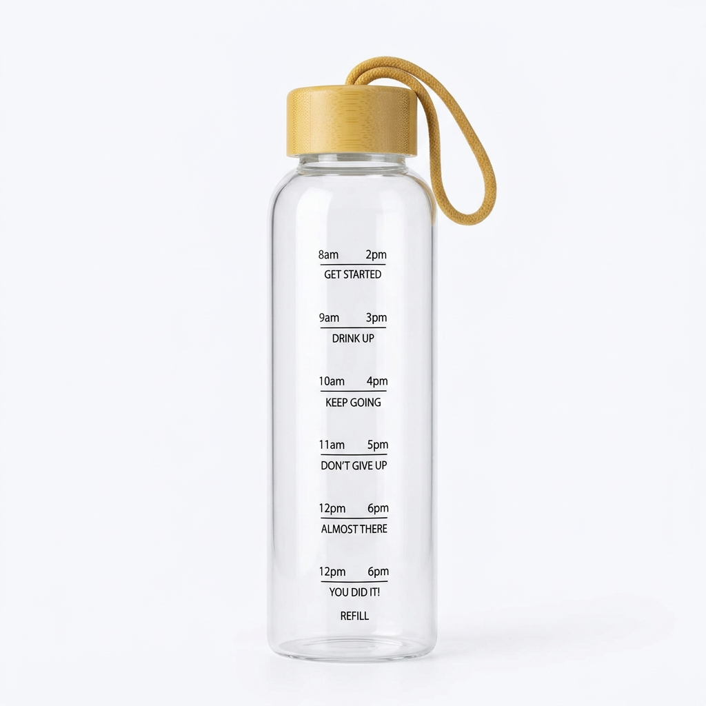 Ross Glass Water Bottle - 500ml