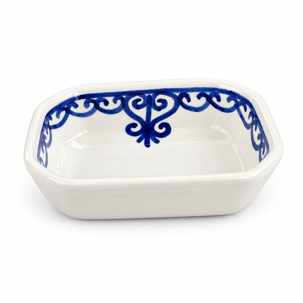 Slama Ceramic Sauce Dish Off-White - 11×7cm