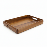 Luhpar Rectangle Wooden Serving Tray - 38×25cm