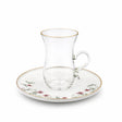 ABL GP-154 Glass Tea Cup & Saucer Set – 12 Pieces – Clear Glass with Gold Rim & Floral Saucer Elegant Tea Set - Al Kabayel Discount CentreABL GP-154 Glass Tea Cup & Saucer Set – 12 Pieces – Clear Glass with Gold Rim & Floral Saucer Elegant Tea SetTea SetsABLAl Kabayel Discount Centre