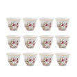 ABL GP-155 Ceramic Ceramic Cawa Cup Set – 12 Pieces – Floral Design with Gold Rim - Al Kabayel Discount CentreABL GP-155 Ceramic Ceramic Cawa Cup Set – 12 Pieces – Floral Design with Gold RimTea SetsABLAl Kabayel Discount Centre