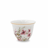 ABL GP-155 Ceramic Ceramic Cawa Cup Set – 12 Pieces – Floral Design with Gold Rim - Al Kabayel Discount CentreABL GP-155 Ceramic Ceramic Cawa Cup Set – 12 Pieces – Floral Design with Gold RimTea SetsABLAl Kabayel Discount Centre