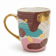 Abstract Art Ceramic Mug with Gold Handle 350ml - Al Kabayel Discount CentreAbstract Art Ceramic Mug with Gold Handle 350mlMugsAKDCAl Kabayel Discount Centre
