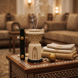 Chalk Incense Burner Cream - 15×9cm