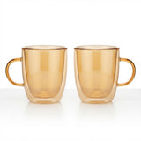 Neoflam Double Wall Glass Mug Set of 2 – 90ml – Yellow