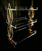 Acrylic 3Tire Serving Tray With Gold Accent 30x36cm - Al Kabayel Discount CentreAcrylic 3Tire Serving Tray With Gold Accent 30x36cmServing TraysAKDCAl Kabayel Discount Centre