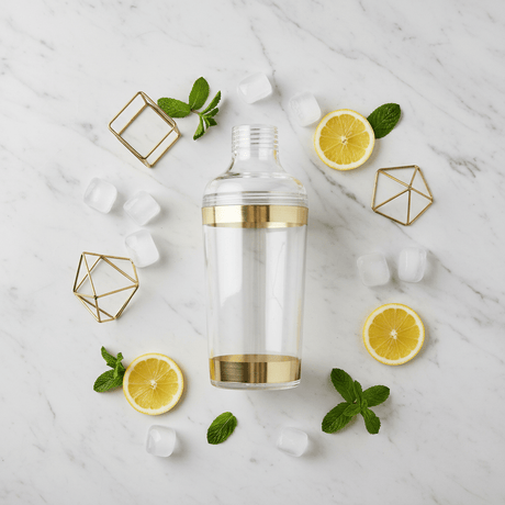 Acrylic Cocktail Shaker with Gold Accent — 600ml - Al Kabayel Discount CentreAcrylic Cocktail Shaker with Gold Accent — 600mlWater BottlesAKDCAl Kabayel Discount Centre