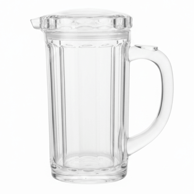 Acrylic Crystal-Clear Ribbed Oil Bottle with Lid | 17cm | - Al Kabayel Discount CentreAcrylic Crystal-Clear Ribbed Oil Bottle with Lid | 17cm |Kitchen Utensils & GadgetsAKDCAl Kabayel Discount Centre