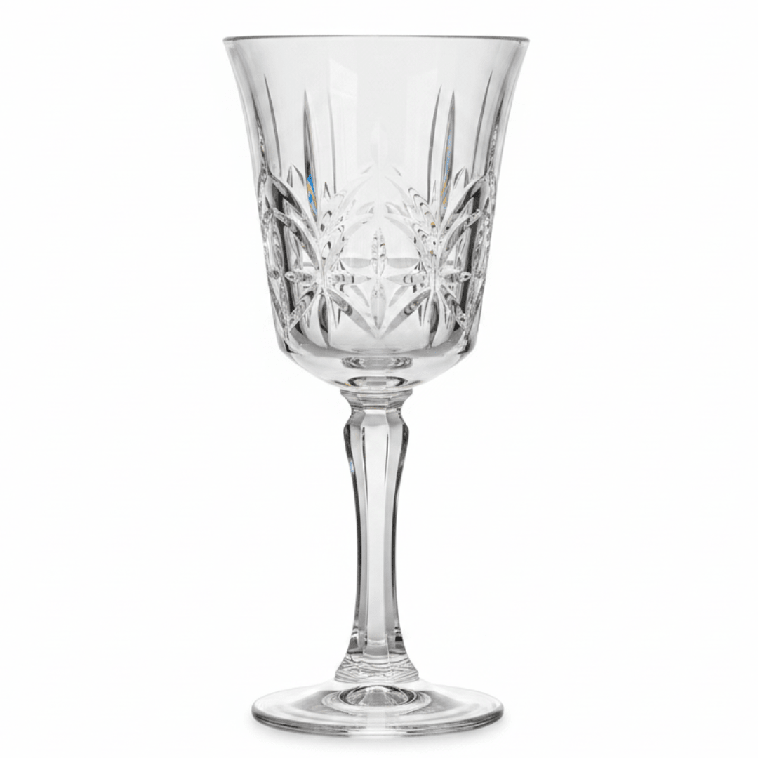 Acrylic Crystal - Cut Footed Stem Glass 250ml — Elegant Dining & Gifting - Al Kabayel Discount CentreAcrylic Crystal - Cut Footed Stem Glass 250ml — Elegant Dining & GiftingTumblersAKDCAl Kabayel Discount Centre