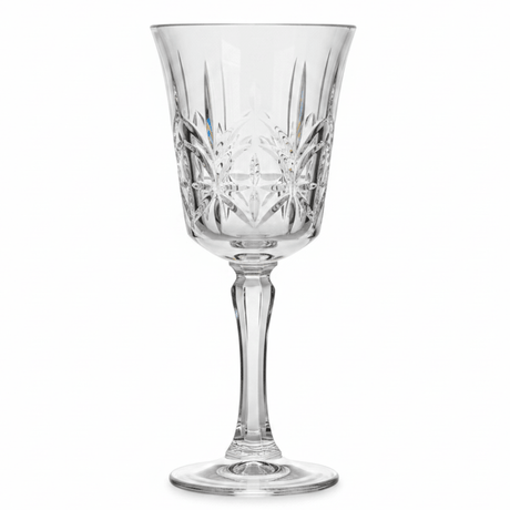 Acrylic Crystal - Cut Footed Stem Glass 250ml — Elegant Dining & Gifting - Al Kabayel Discount CentreAcrylic Crystal - Cut Footed Stem Glass 250ml — Elegant Dining & GiftingTumblersAKDCAl Kabayel Discount Centre