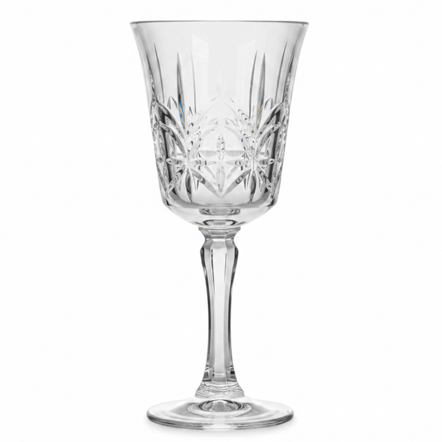Acrylic Crystal - Cut Footed Stem Glass 250ml — Elegant Dining & Gifting - Al Kabayel Discount CentreAcrylic Crystal - Cut Footed Stem Glass 250ml — Elegant Dining & GiftingTumblersAKDCAl Kabayel Discount Centre