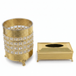 Acrylic Dustbin Set with Gold Metal Base and Tissue Box Holder – Decorative and Functional – 28 × 22 cm & 26 × 13 cm - Al Kabayel Discount CentreAcrylic Dustbin Set with Gold Metal Base and Tissue Box Holder – Decorative and Functional – 28 × 22 cm & 26 × 13 cmOrganizers & AccessoriesAKDCAl Kabayel Discount Centre