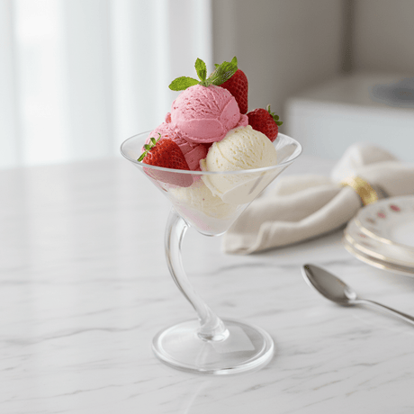 Acrylic Footed Ice Cream Glass — 150ml | Crystal Clear Dessert Coupe - Al Kabayel Discount CentreAcrylic Footed Ice Cream Glass — 150ml | Crystal Clear Dessert CoupeTumblersAKDCAl Kabayel Discount Centre