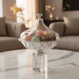 Acrylic Footed Silver Candy Bowl with Acrylic Dome Lid - 20×15 cm - Al Kabayel Discount CentreAcrylic Footed Silver Candy Bowl with Acrylic Dome Lid - 20×15 cmBowlsAKDCAl Kabayel Discount Centre