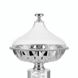 Acrylic Footed Silver Candy Bowl with Acrylic Dome Lid - 20×15 cm - Al Kabayel Discount CentreAcrylic Footed Silver Candy Bowl with Acrylic Dome Lid - 20×15 cmBowlsAKDCAl Kabayel Discount Centre
