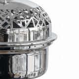 Acrylic Footed Silver Metal Candy Bowl with Lid - Large 20×12 cm - Al Kabayel Discount CentreAcrylic Footed Silver Metal Candy Bowl with Lid - Large 20×12 cmBowlsAKDCAl Kabayel Discount Centre