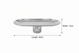 Acrylic Footed Silver Metal Candy Tray - 30×13cm - Al Kabayel Discount CentreAcrylic Footed Silver Metal Candy Tray - 30×13cmServing TraysAKDCAl Kabayel Discount Centre