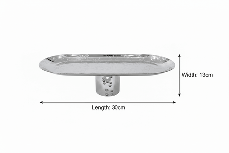 Acrylic Footed Silver Metal Candy Tray - 30×13cm - Al Kabayel Discount CentreAcrylic Footed Silver Metal Candy Tray - 30×13cmServing TraysAKDCAl Kabayel Discount Centre