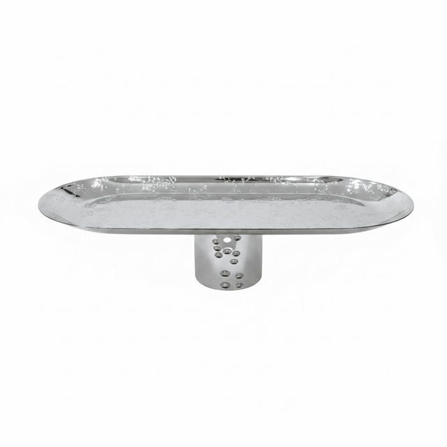 Acrylic Footed Silver Metal Candy Tray - 30×13cm - Al Kabayel Discount CentreAcrylic Footed Silver Metal Candy Tray - 30×13cmServing TraysAKDCAl Kabayel Discount Centre