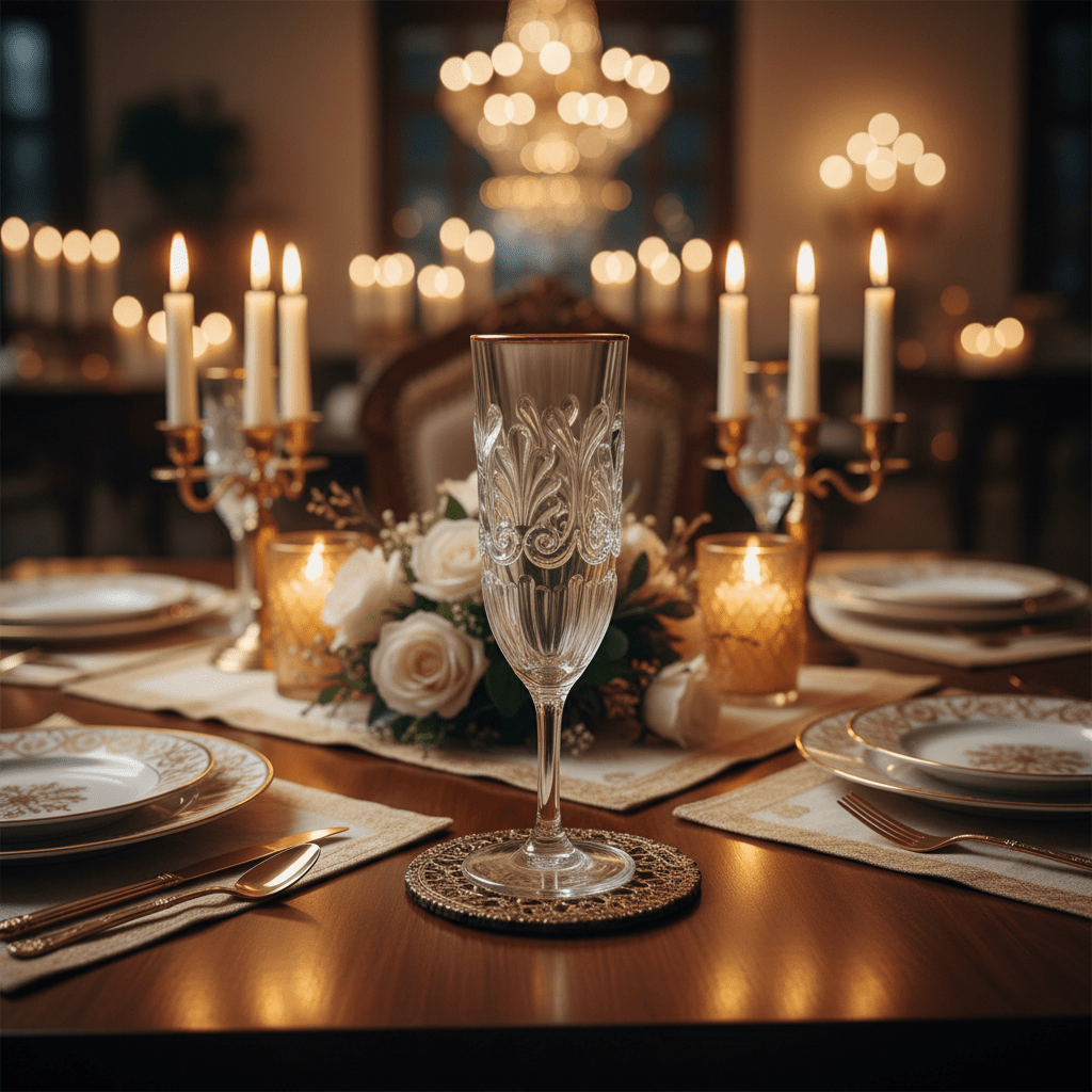 Acrylic Footed Stem Champagne Flute with Gold Rim | Baroque Embossed | 250ml - Al Kabayel Discount CentreAcrylic Footed Stem Champagne Flute with Gold Rim | Baroque Embossed | 250mlTumblersAKDCAl Kabayel Discount Centre