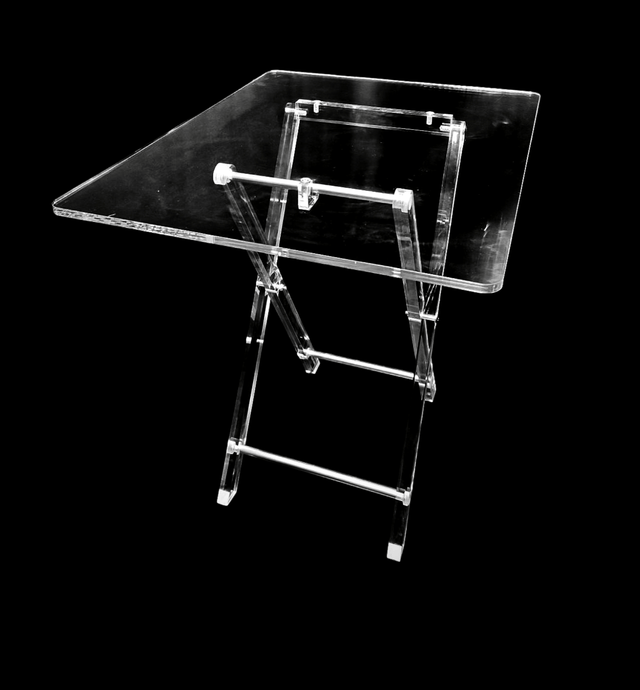 Acrylic Serving Coffee Table Set Of 4 With Stand 40Cmx50Cm and 50cm Height Clear - Al Kabayel Discount CentreAcrylic Serving Coffee Table Set Of 4 With Stand 40Cmx50Cm and 50cm Height ClearServing TraysAKDCAl Kabayel Discount Centre