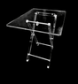 Acrylic Serving Coffee Table Set Of 4 With Stand 40Cmx50Cm and 50cm Height Clear - Al Kabayel Discount CentreAcrylic Serving Coffee Table Set Of 4 With Stand 40Cmx50Cm and 50cm Height ClearServing TraysAKDCAl Kabayel Discount Centre