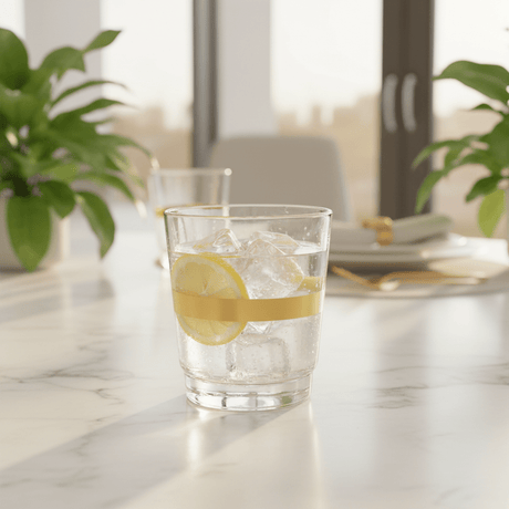 Acrylic Tumbler with Gold Band — 300ml | Premium Drinkware - Al Kabayel Discount CentreAcrylic Tumbler with Gold Band — 300ml | Premium DrinkwareTumblersAKDCAl Kabayel Discount Centre