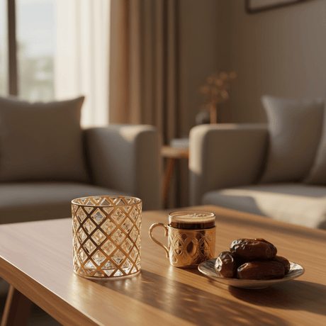 Acrylic Tumbler with Golden Diamond Lattice Design | 200ml - Al Kabayel Discount CentreAcrylic Tumbler with Golden Diamond Lattice Design | 200mlTumblersAKDCAl Kabayel Discount Centre