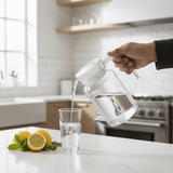 Acrylic Water Jug with White Lid – 16cm | Crystal Clear | BPA-Free - Al Kabayel Discount CentreAcrylic Water Jug with White Lid – 16cm | Crystal Clear | BPA-FreeJugsAKDCAl Kabayel Discount Centre