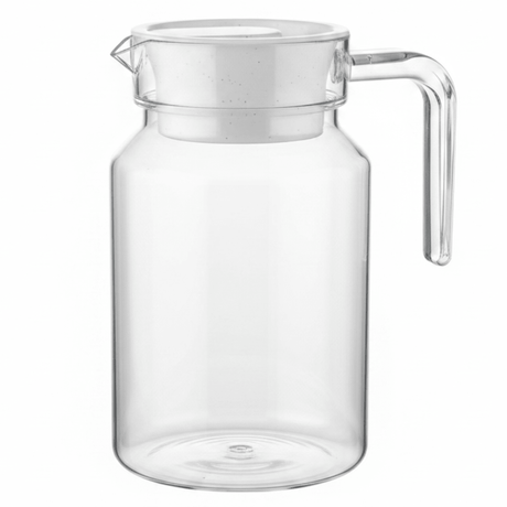 Acrylic Water Jug with White Lid – 16cm | Crystal Clear | BPA-Free - Al Kabayel Discount CentreAcrylic Water Jug with White Lid – 16cm | Crystal Clear | BPA-FreeJugsAKDCAl Kabayel Discount Centre