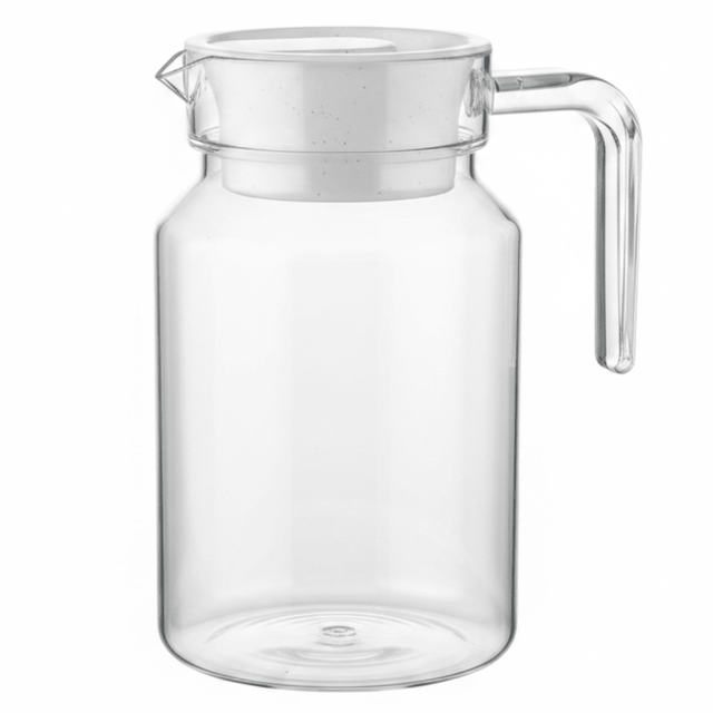 Acrylic Water Jug with White Lid – 16cm | Crystal Clear | BPA-Free - Al Kabayel Discount CentreAcrylic Water Jug with White Lid – 16cm | Crystal Clear | BPA-FreeJugsAKDCAl Kabayel Discount Centre