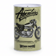 Adventure Motorcycle Vintage Enduro Metal Coin Piggy Bank Tin Box | Round Saving Box for Kids & Adults | 13×8 cm | Olive Green - Al Kabayel Discount CentreAdventure Motorcycle Vintage Enduro Metal Coin Piggy Bank Tin Box | Round Saving Box for Kids & Adults | 13×8 cm | Olive GreenOrganizers & AccessoriesAKDCAl Kabayel Discount Centre