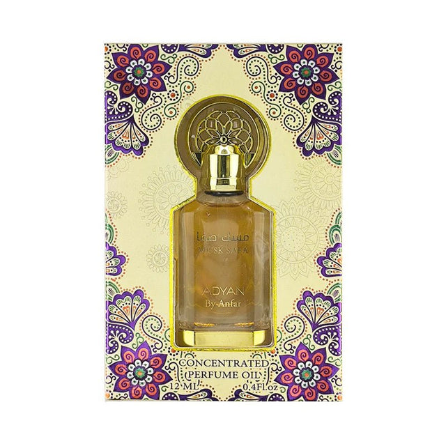Adyan Musk Safa Concentrated Perfume Oil 12 ml – Pure Classic Musk Blend - Al Kabayel Discount CentreAdyan Musk Safa Concentrated Perfume Oil 12 ml – Pure Classic Musk BlendPerfumesADYANAl Kabayel Discount Centre