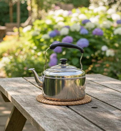 AFCO Extra Large Stainless Steel Whistling Kettle 10 Litre – Industrial - Grade Design, Easy - Grip Handle, Mirror Polish Finish, Perfect for Restaurants & Events - Al Kabayel Discount CentreAFCO Extra Large Stainless Steel Whistling Kettle 10 Litre – Industrial - Grade Design, Easy - Grip Handle, Mirror Polish Finish, Perfect for Restaurants & EventsTea/Coffee PotsAFCOAl Kabayel Discount Centre