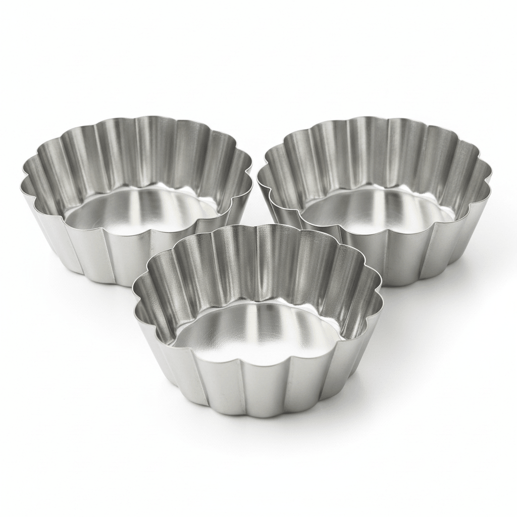 AFCO Mini Cake Mould – Set of 3 – 10cm Fluted Tart Tins - Al Kabayel Discount CentreAFCO Mini Cake Mould – Set of 3 – 10cm Fluted Tart TinsCake Mold & Baking MoldsAFCOAl Kabayel Discount Centre
