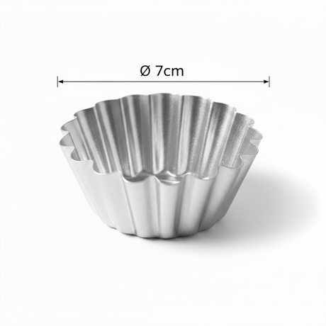 AFCO Mini Cake Moulds – Set of 4 – 7cm Fluted Tart Tins - Al Kabayel Discount CentreAFCO Mini Cake Moulds – Set of 4 – 7cm Fluted Tart TinsCake Mold & Baking MoldsAFCOAl Kabayel Discount Centre